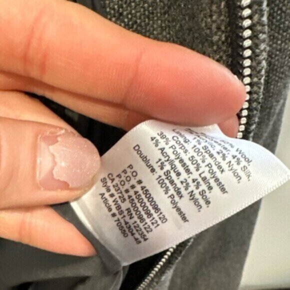 ⭐️ Like new- BABATON BOWMAN WOOL BLEND FULL ZIP BLAZER JACKET - Picture 8 of 8